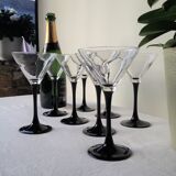Set 8 champagne glasses