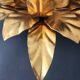 Hollywood Regency Florentine Flower-Shaped Gilt Flush Mount Hans Kögl Italy