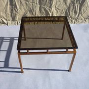 Table d'appoint verre fumé