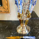 12 Delft earthenware fruit knives on their stand