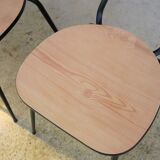 Vintage black metal chair