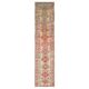 1970s Turkish Hand-Knotted Wool Cotton Pink Runner 81x380