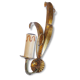 Applique leaf gold metal