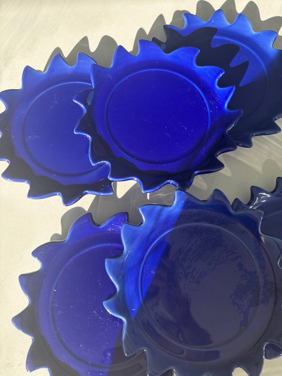 Set of 2 Ricard soleil dessert plates – Promotional plates v