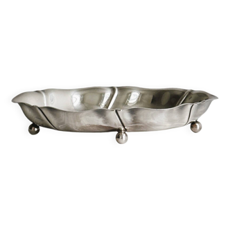 Shiny metal dish