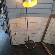 Tripod floor lamp in Matégot style from the 1950s.