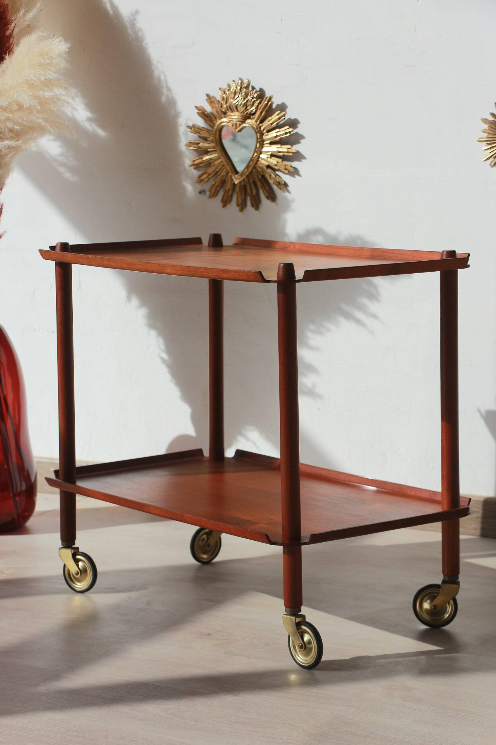 Teak trolley by Poul Hundevad for Vamdrup - Denmark - 1960