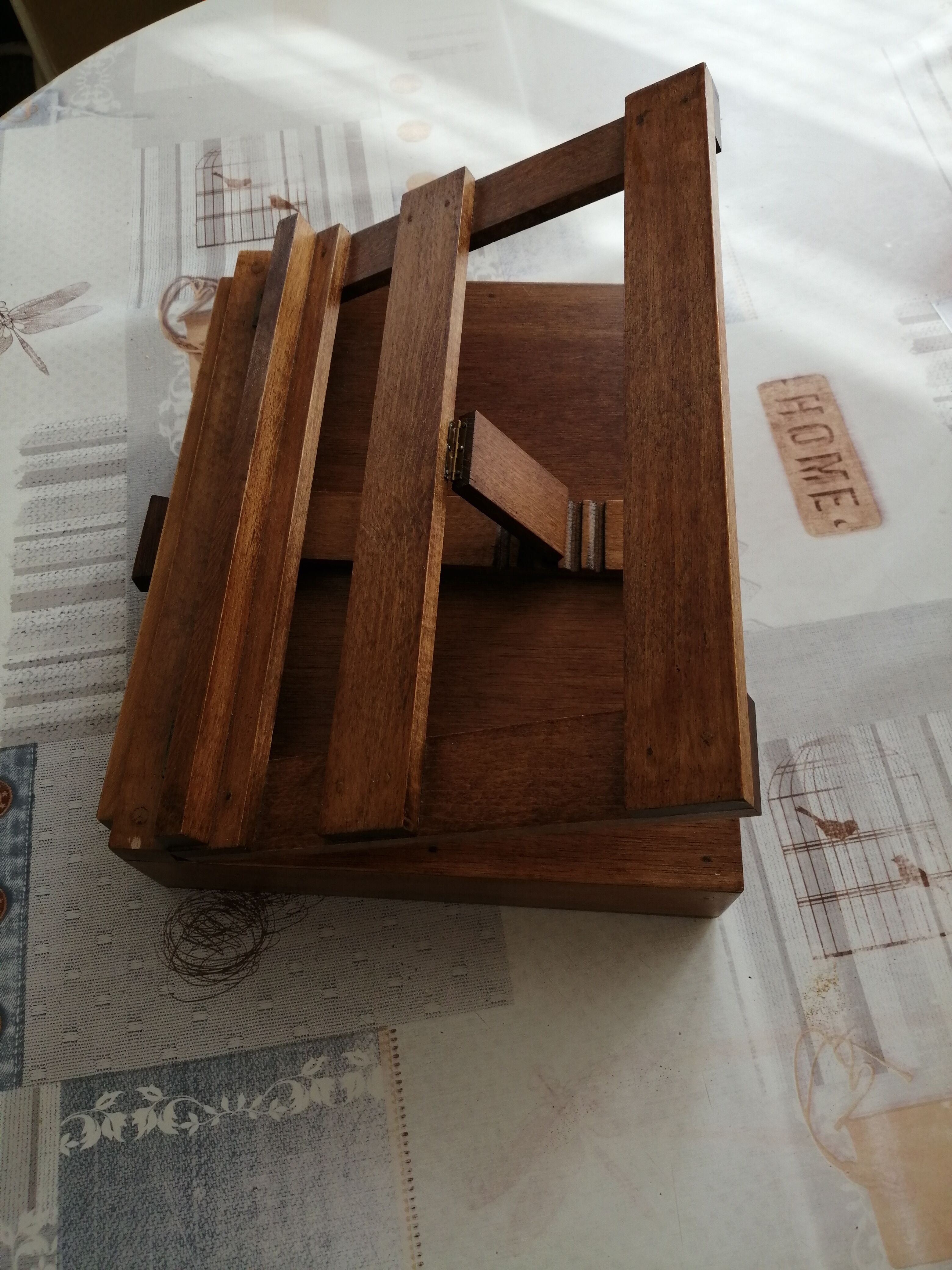 Ecritoire pupitre bois, fabrication artisanale