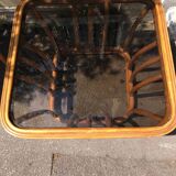 Table basse en rotin