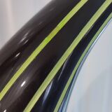 Sculptural ceramic vase, modernist line, designer piece