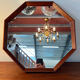 Teak mirror from the 60s