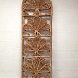 Vintage rattan screen