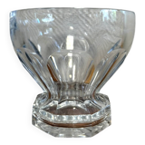 Baccarat: large crystal bowl on Talleyrand heel