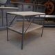 Small industrial side table 1970s