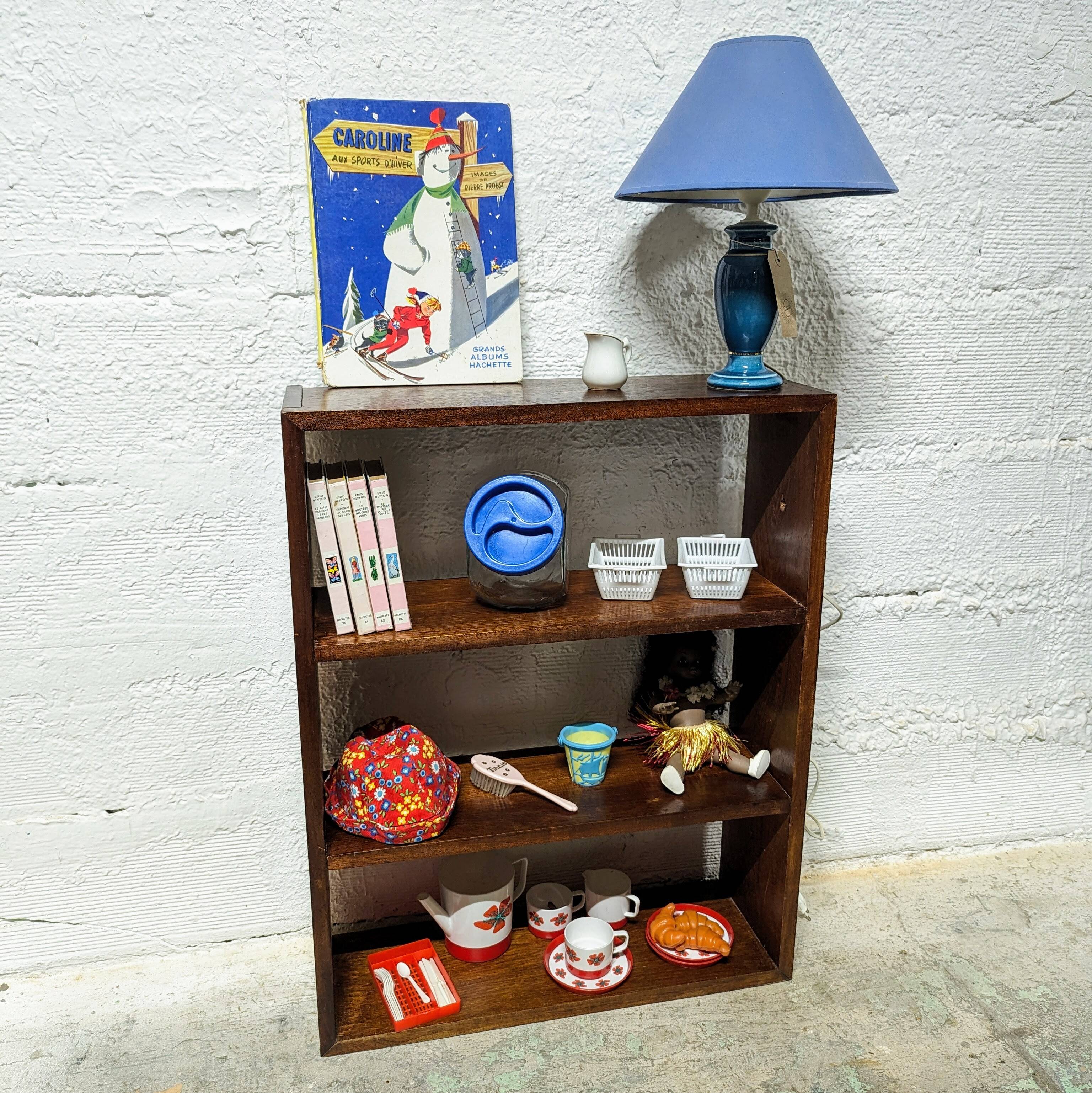 Vintage wooden shelf