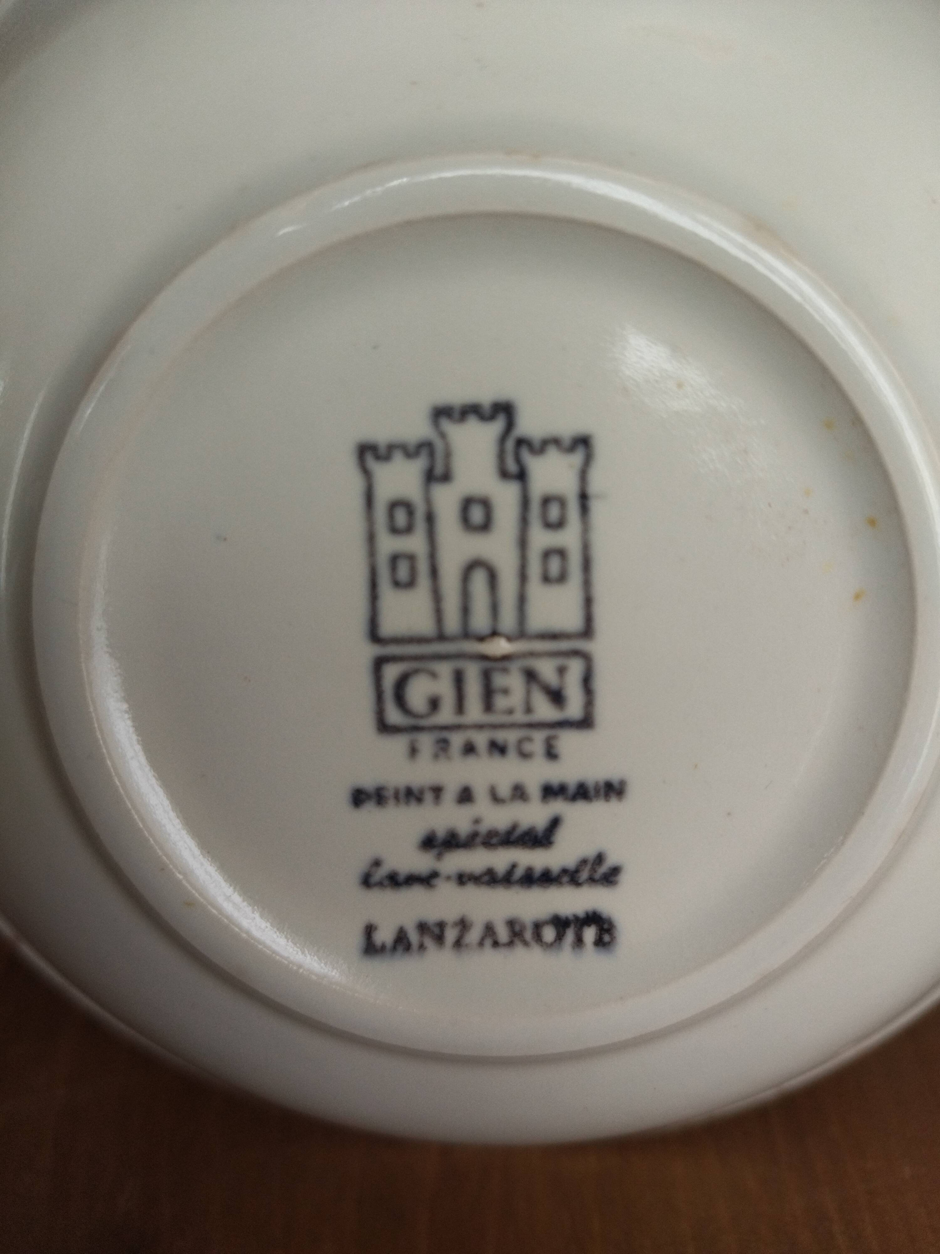 Fruit service Gien Lanzarote in vintage sandstone