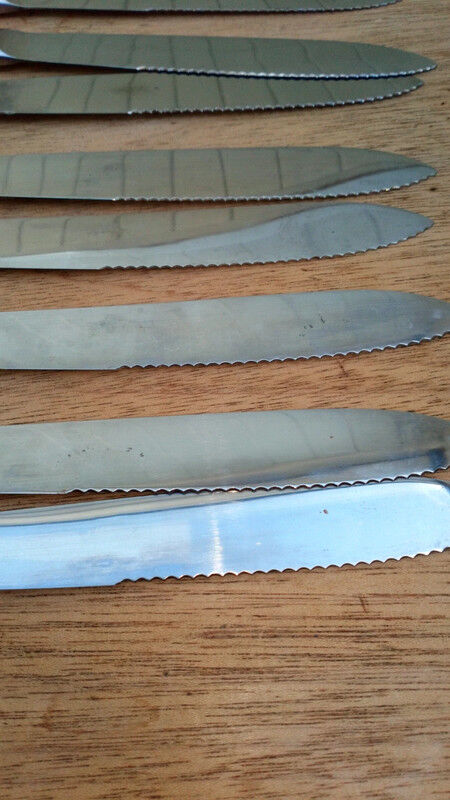 12 vintage Rostfrei table knives