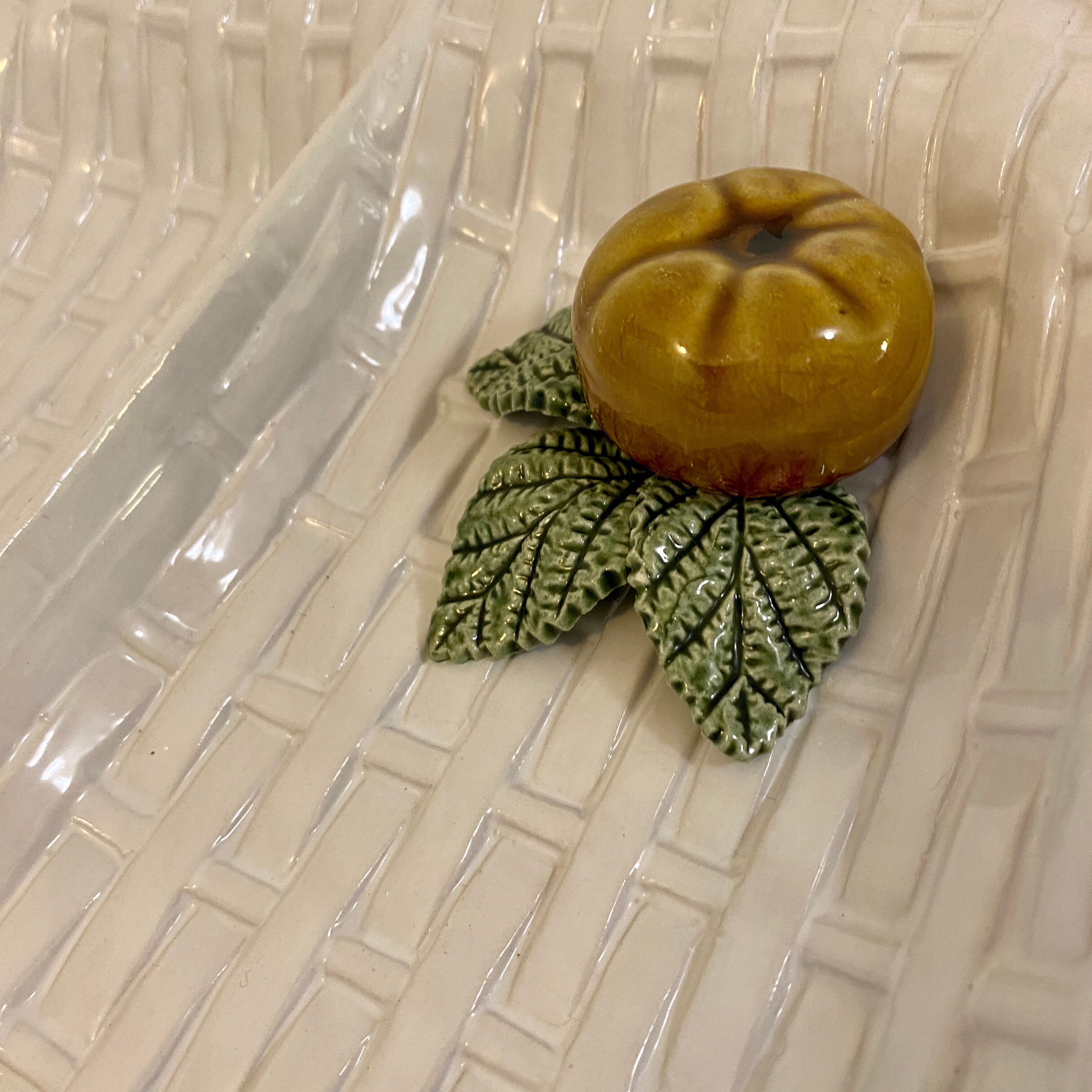 Vintage dish in slip