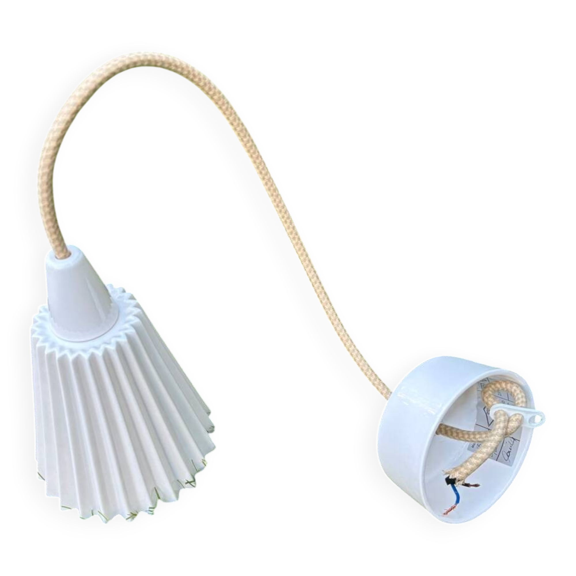 Suspension Hector Plissé Medium