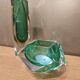 A duo of a vase and ashtray submerged from Murano.