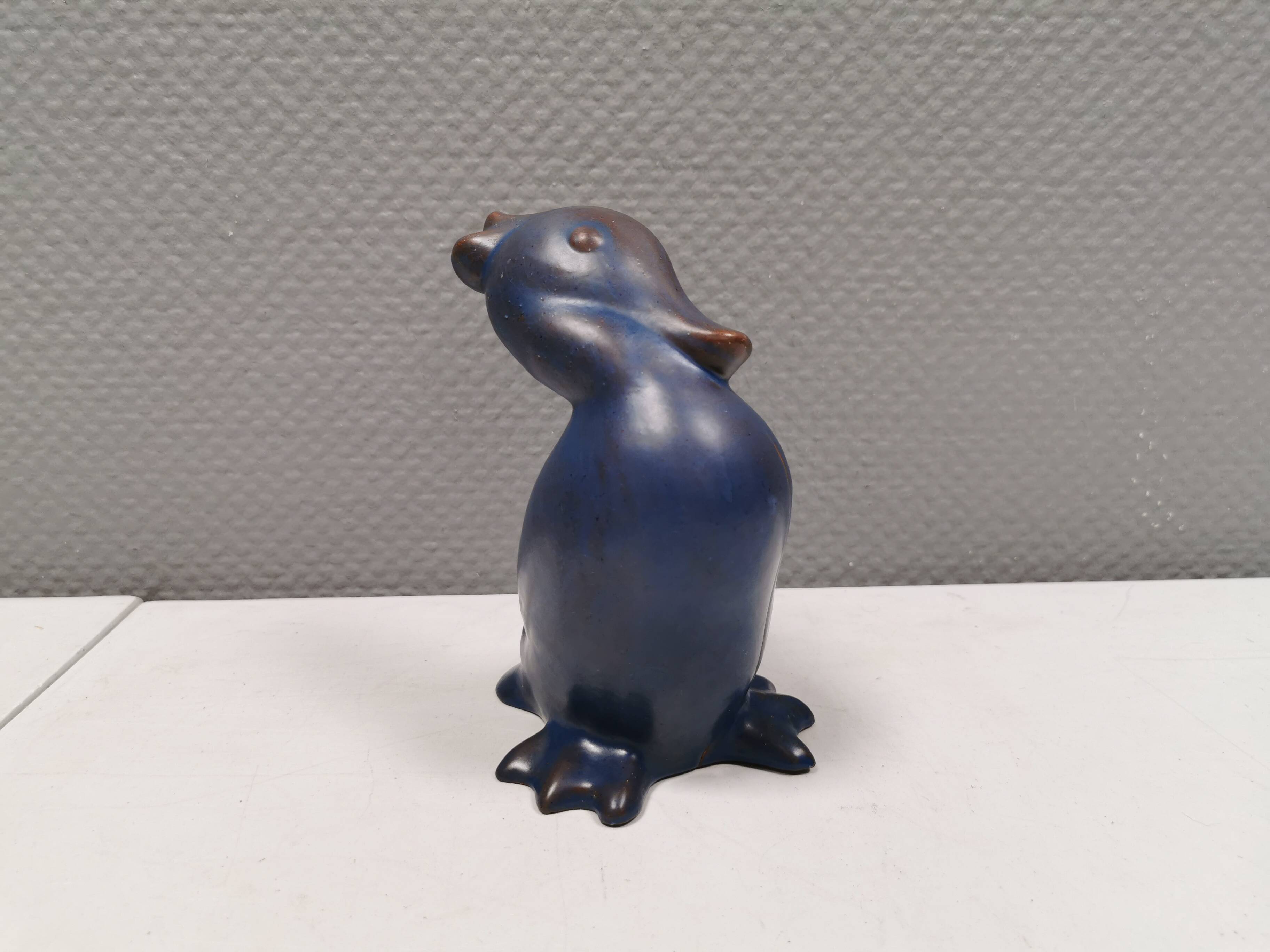 Very beautiful ceramic duck/wading bird, Danish and from the 1970-80s.