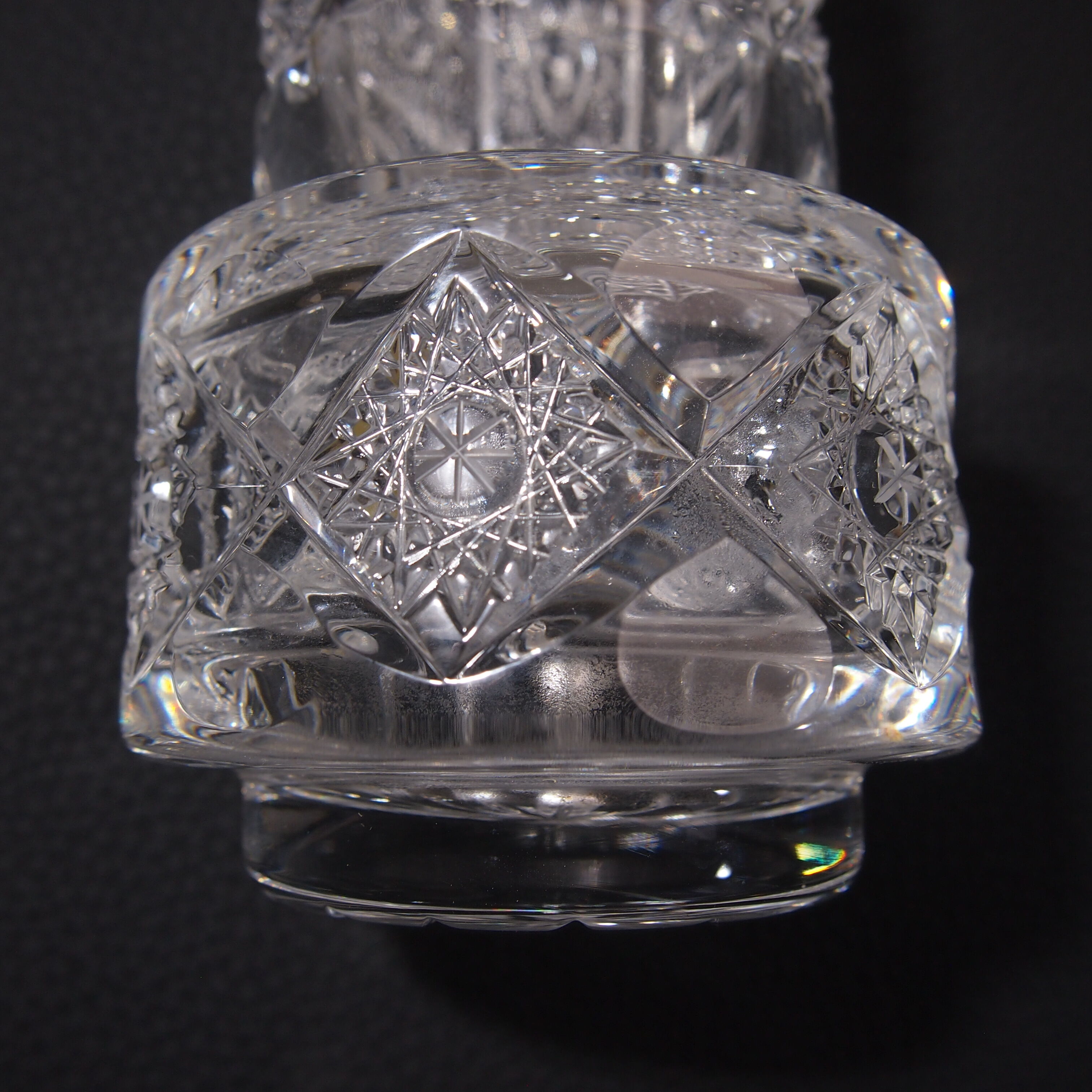 Saint Louis cut crystal soliflore vase