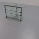 Rare 1970s Peter Ghyzcy side table on wheels