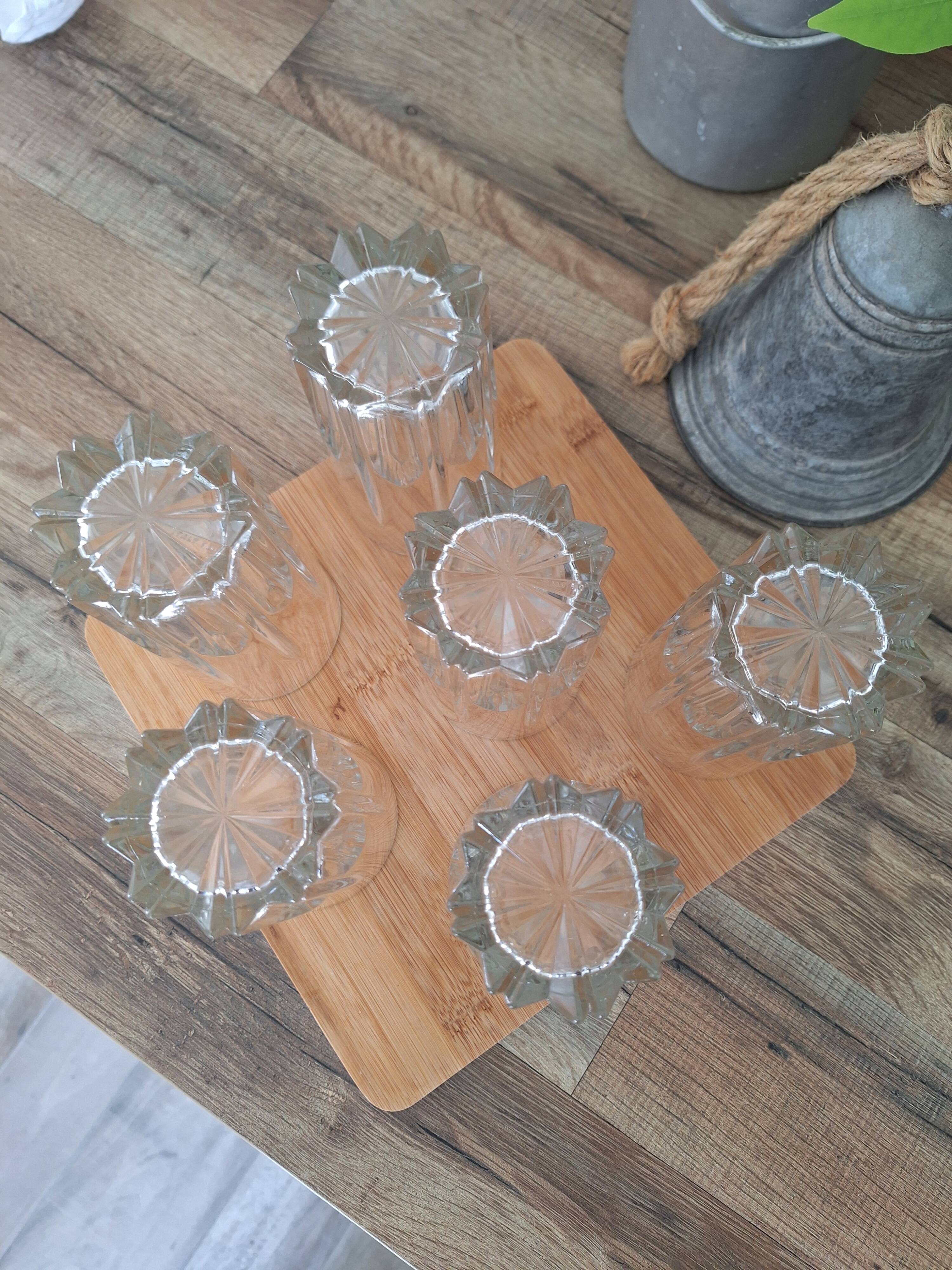 Italian aperitif or water glasses from the 1980s.