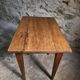 Compact French work table with bistro chair | Table circa 1900 | Chair circa 1950