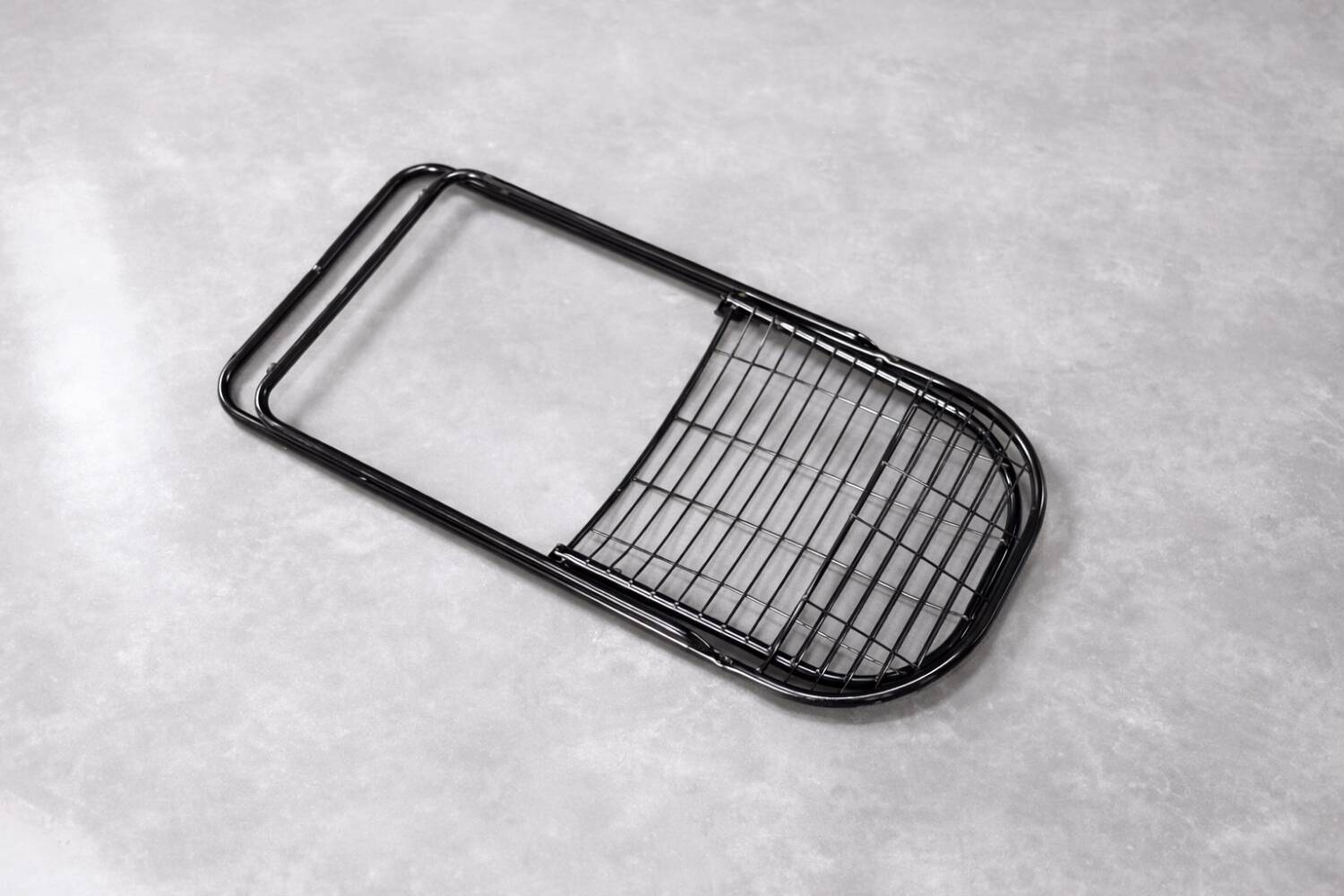 Vintage Mid-Century Modern Minimalist Black Metal Åland Chair from Ikea