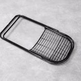 Vintage Mid-Century Modern Minimalist Black Metal Åland Chair from Ikea