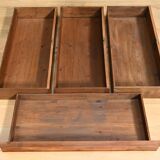 Walnut burl commode, Restoration period – early 19th century