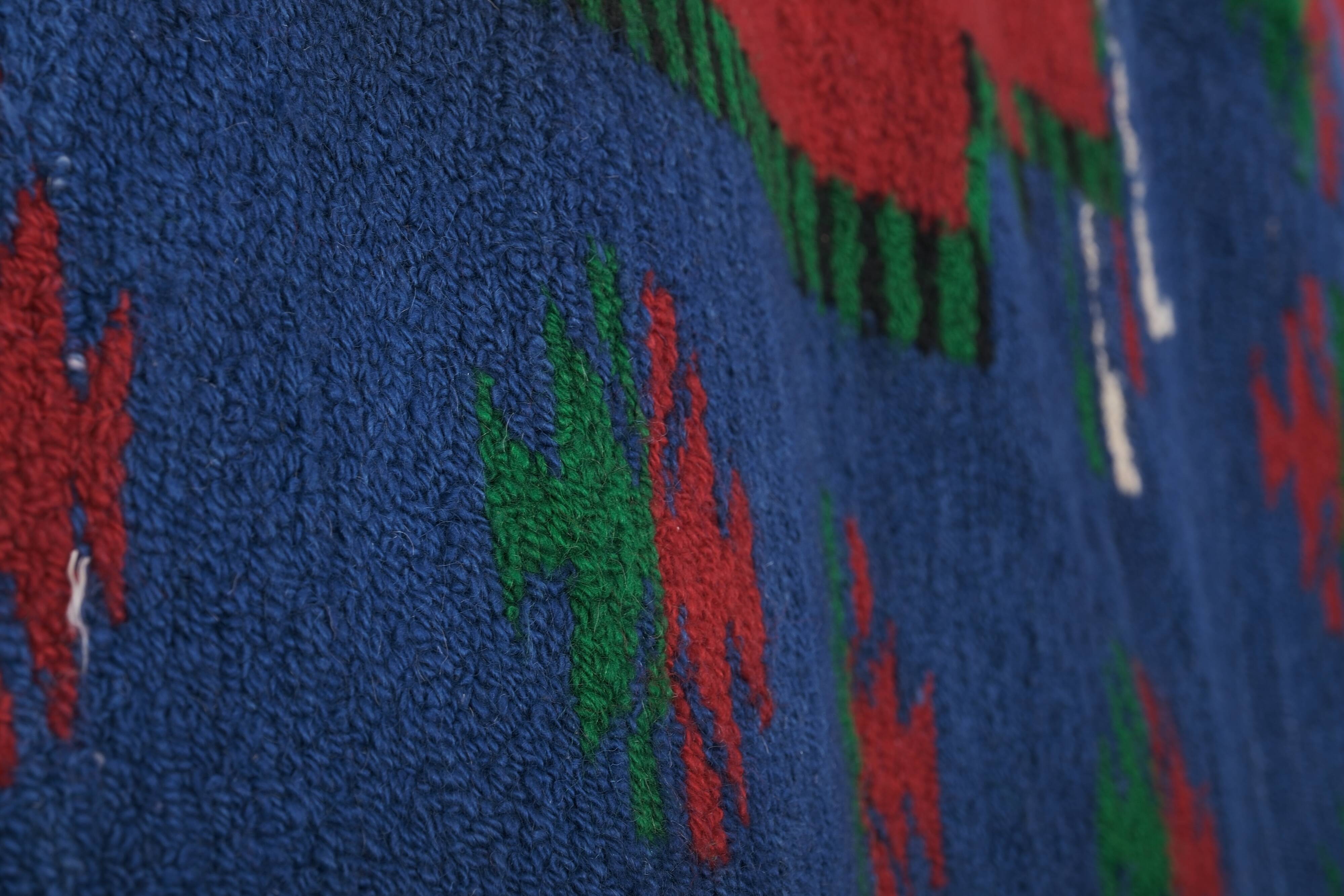 Vintage Turkish Oushak Handwoven Rug 114x163 cm