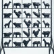 (aft) Atelier des Marolles Touret screen roomdivider wrought iron animals