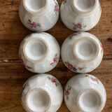 Small faceted bowls - porcelain