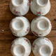 Small faceted bowls - porcelain