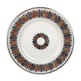 Assiette porcelaine anglaise PB & Co modèle Cellini. Fin XIXe