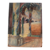 Peinture Orientaliste Jules Cocheris avant 1950