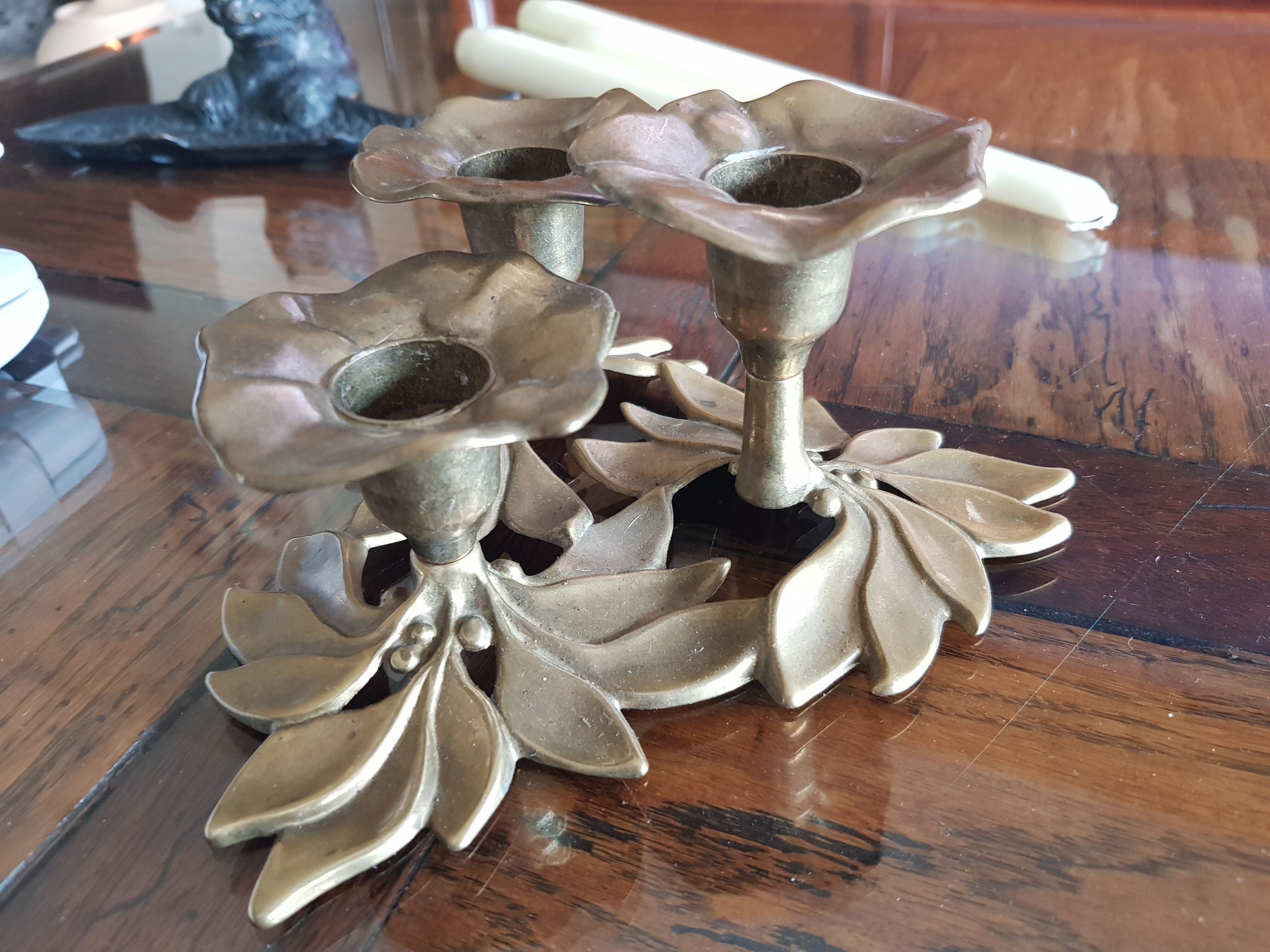 Vintage brass candlestick
