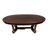 Table ovale style empire en acajou vers 1900-1930