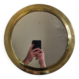 Vintage Moroccan mirror, round, 36 cm