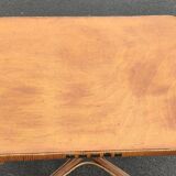 Table vintage en rotin