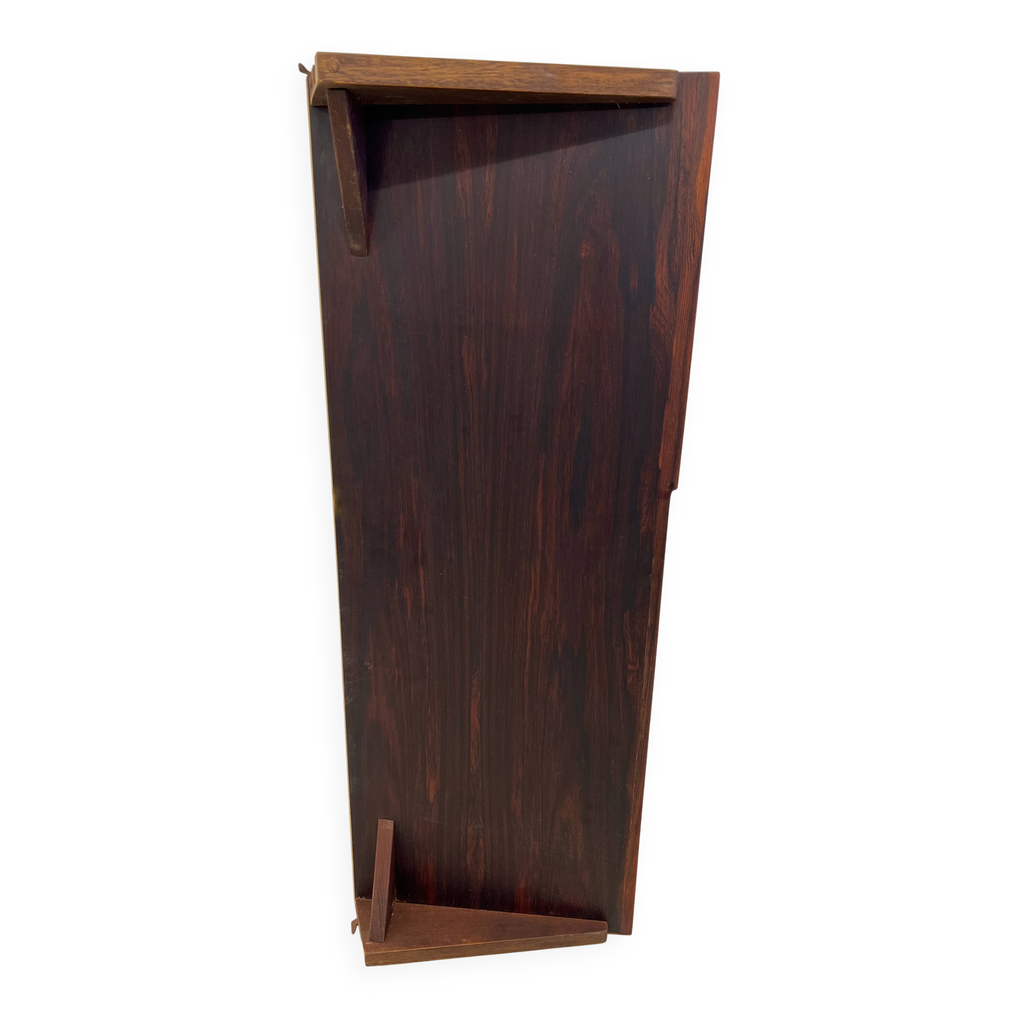 Rosewood Vintage Magazine Shelf By Kai Kristiansen For FM Modular Wall Syst