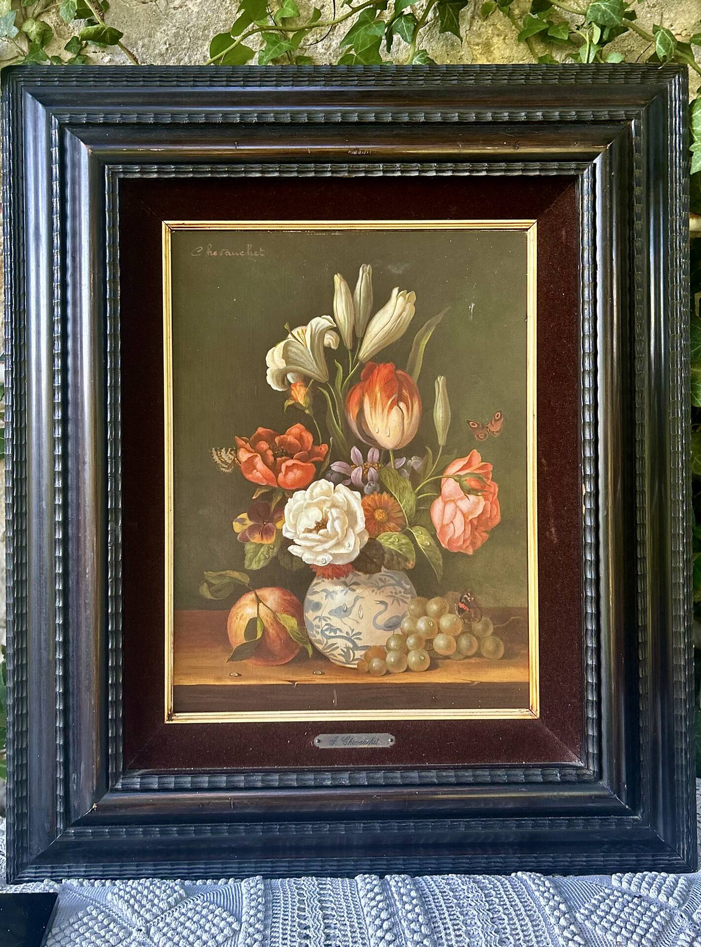 Oil on canvas FLOWER BOUQUET