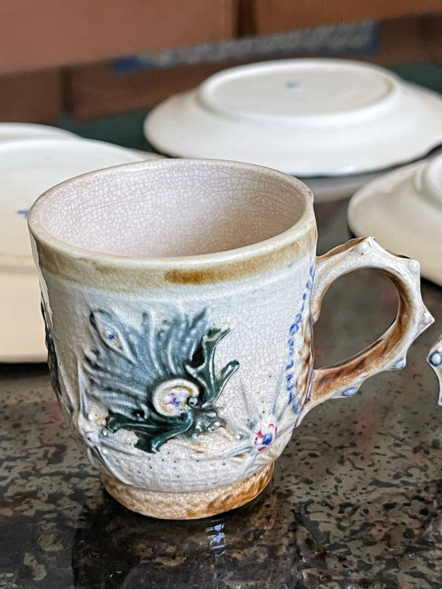 Tasses à café Wasmuël XIXeme