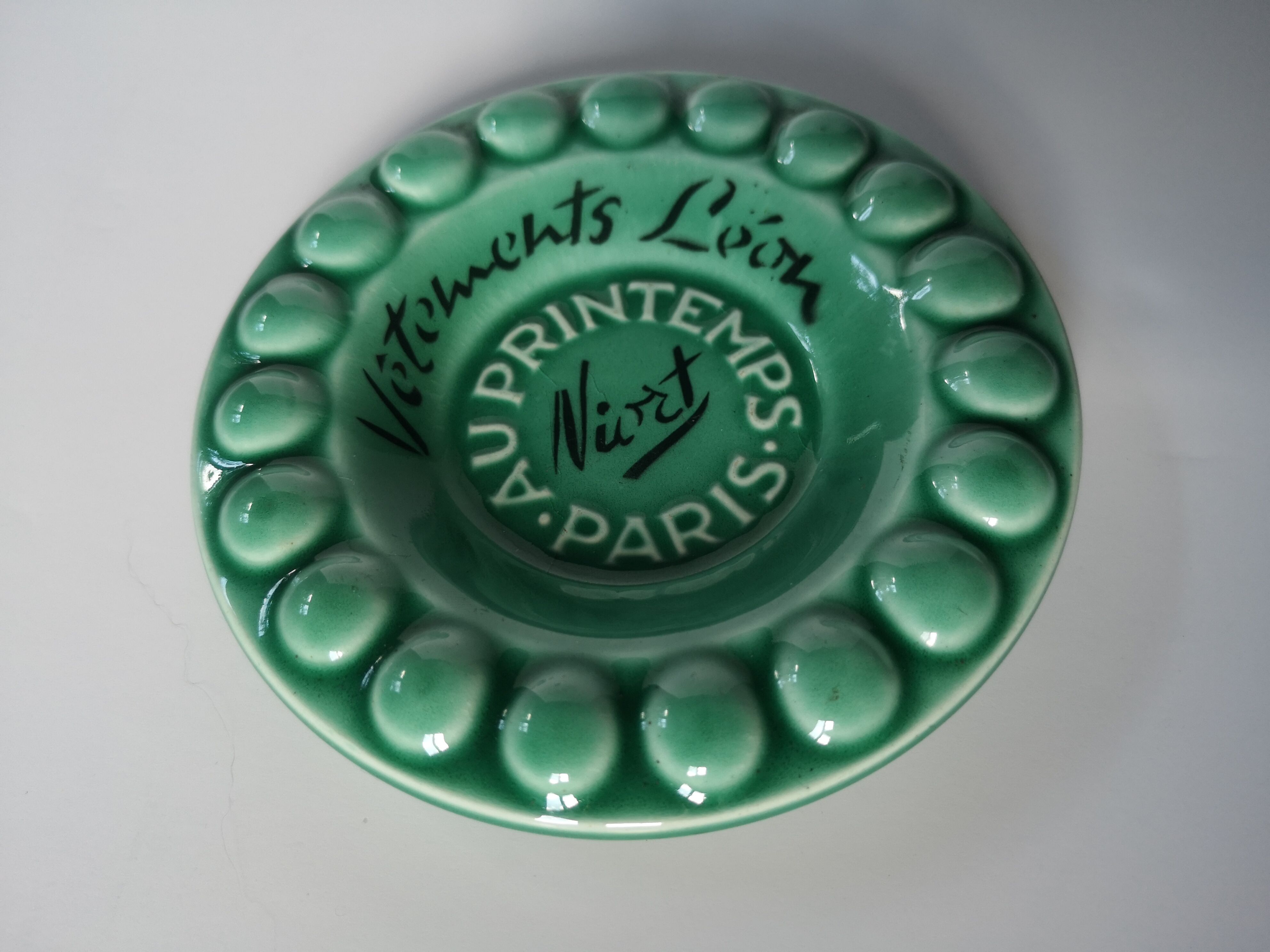 Rare ashtray cup signed Colette Gueden Primavera Paris