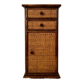 Roche bobois Maugrion rattan chiffonier