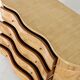 Commode « feuilles » en rotin