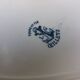 Oval ironstone platter, Clairefontaine, carnation decoration