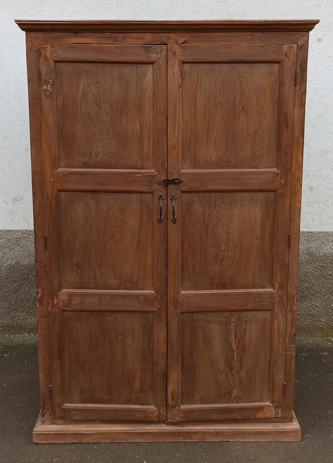 Old wooden wardrobe
